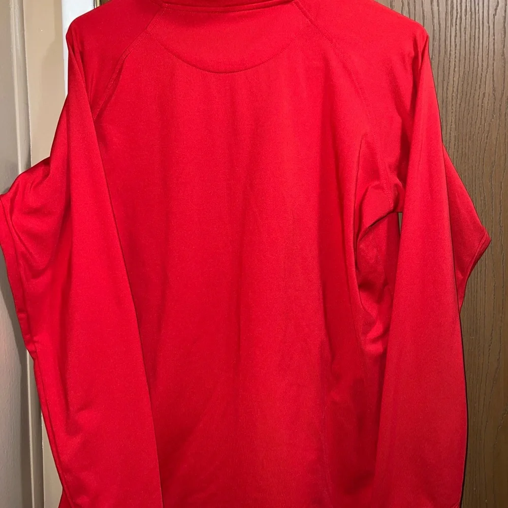 Summit Racing Red Quarter-Zip - Picture 2 of 4
